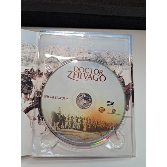 2010 Doctor Zhivago 45TH Anniversary 3 Disc Digibook Edition Set BLU-RAY+DVD+CD - Picture 3 of 15